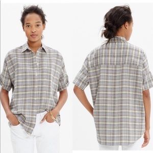 Madewell Courier shirt plaid